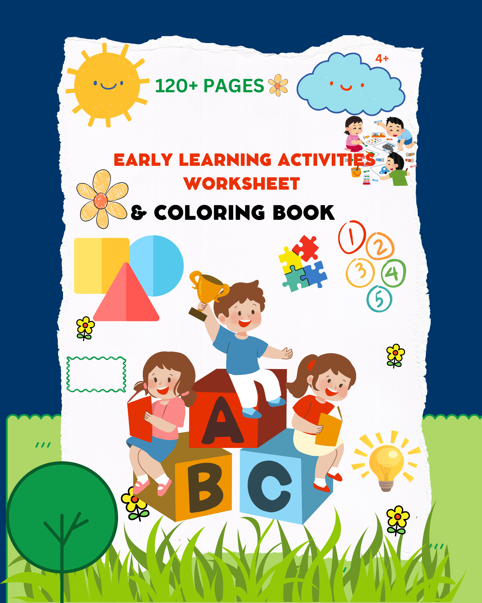 Early Learning Activities Worksheet 8 x 10 in 1